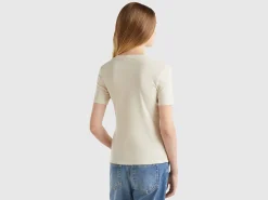 Short sleeve t-shirt in long fiber cotton