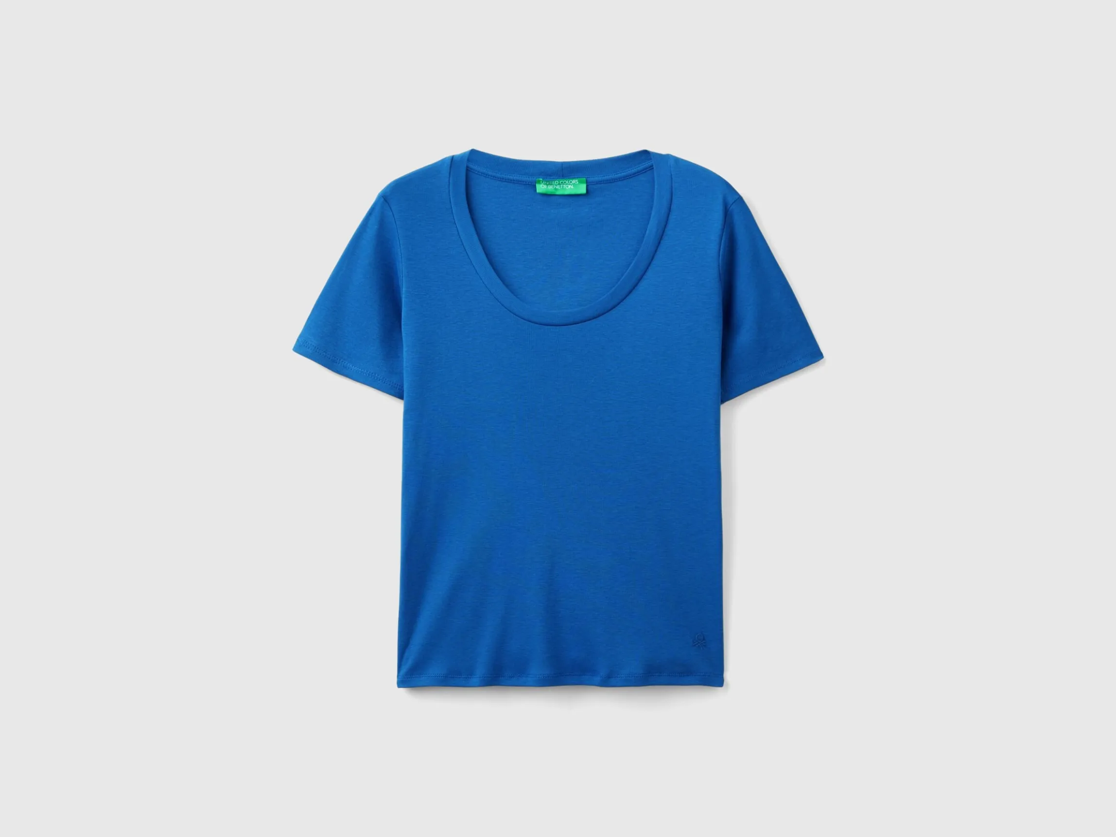 Short sleeve t-shirt in long fiber cotton