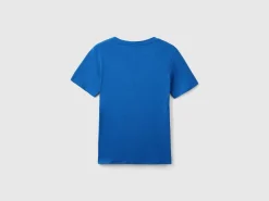 Short sleeve t-shirt in long fiber cotton