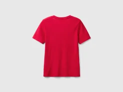 Short sleeve t-shirt in long fiber cotton