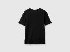 Short sleeve t-shirt in long fiber cotton
