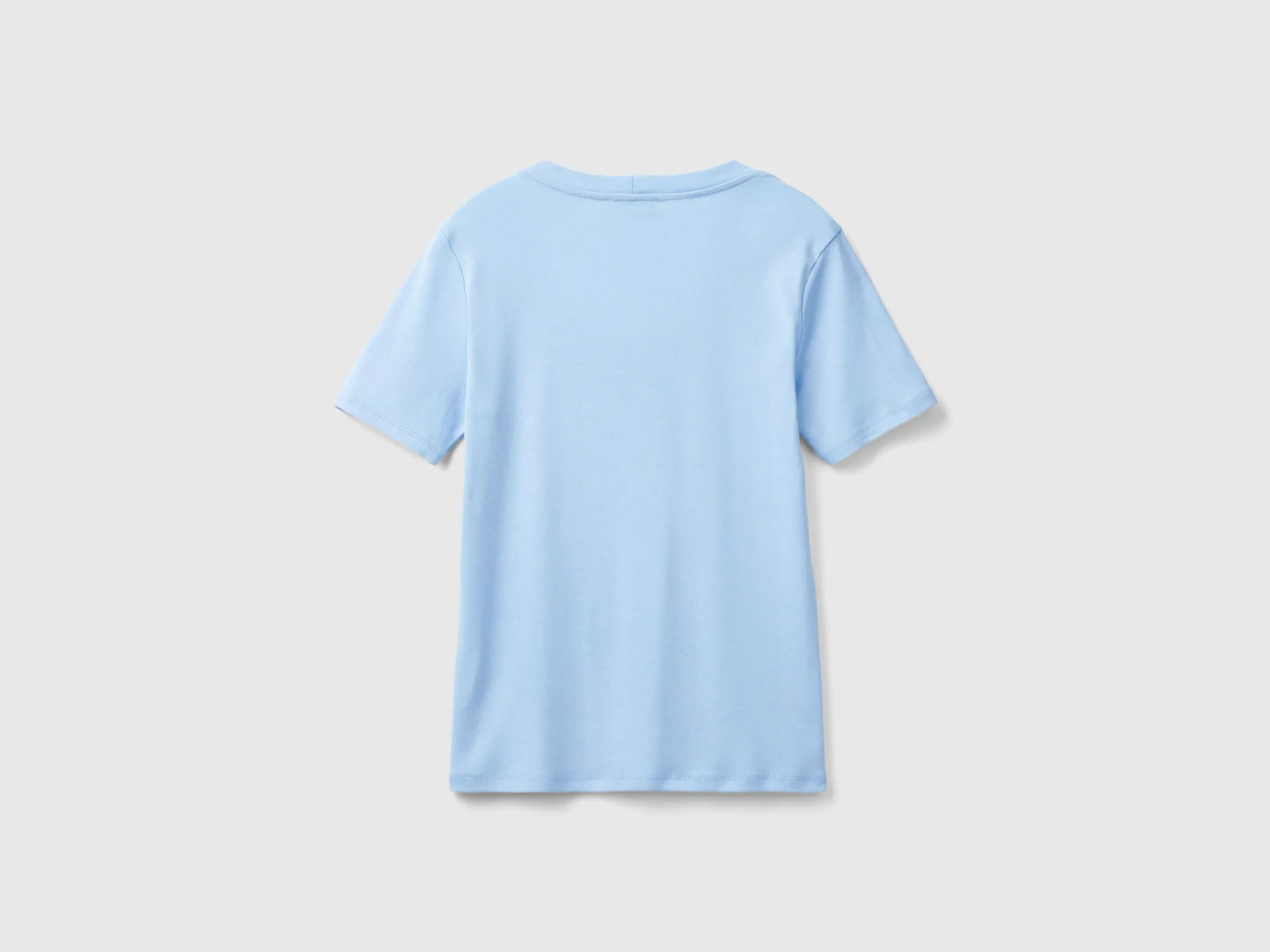 Short sleeve t-shirt in long fiber cotton