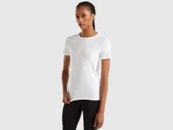 Short sleeve t-shirt in super stretch organic cotton