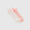 Short socks with bow