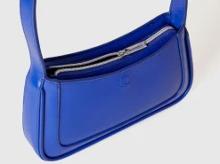 Shoulder bag in imitation leather