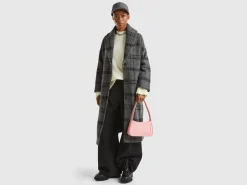 Shoulder bag in imitation leather