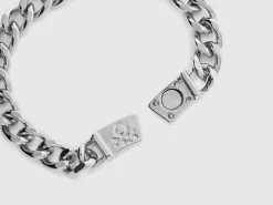 Silver chain bracelet
