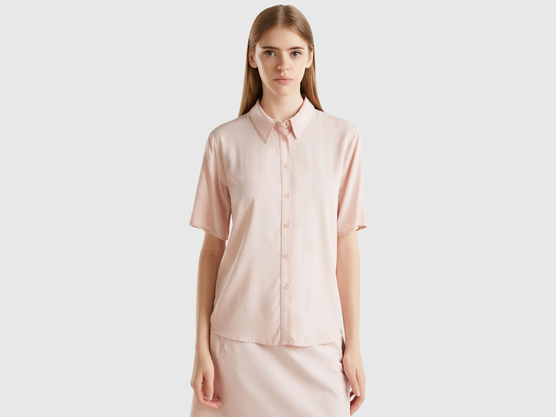3/4 sleeve shirt in viscose
