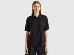 3/4 sleeve shirt in viscose