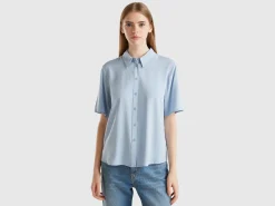 3/4 sleeve shirt in viscose