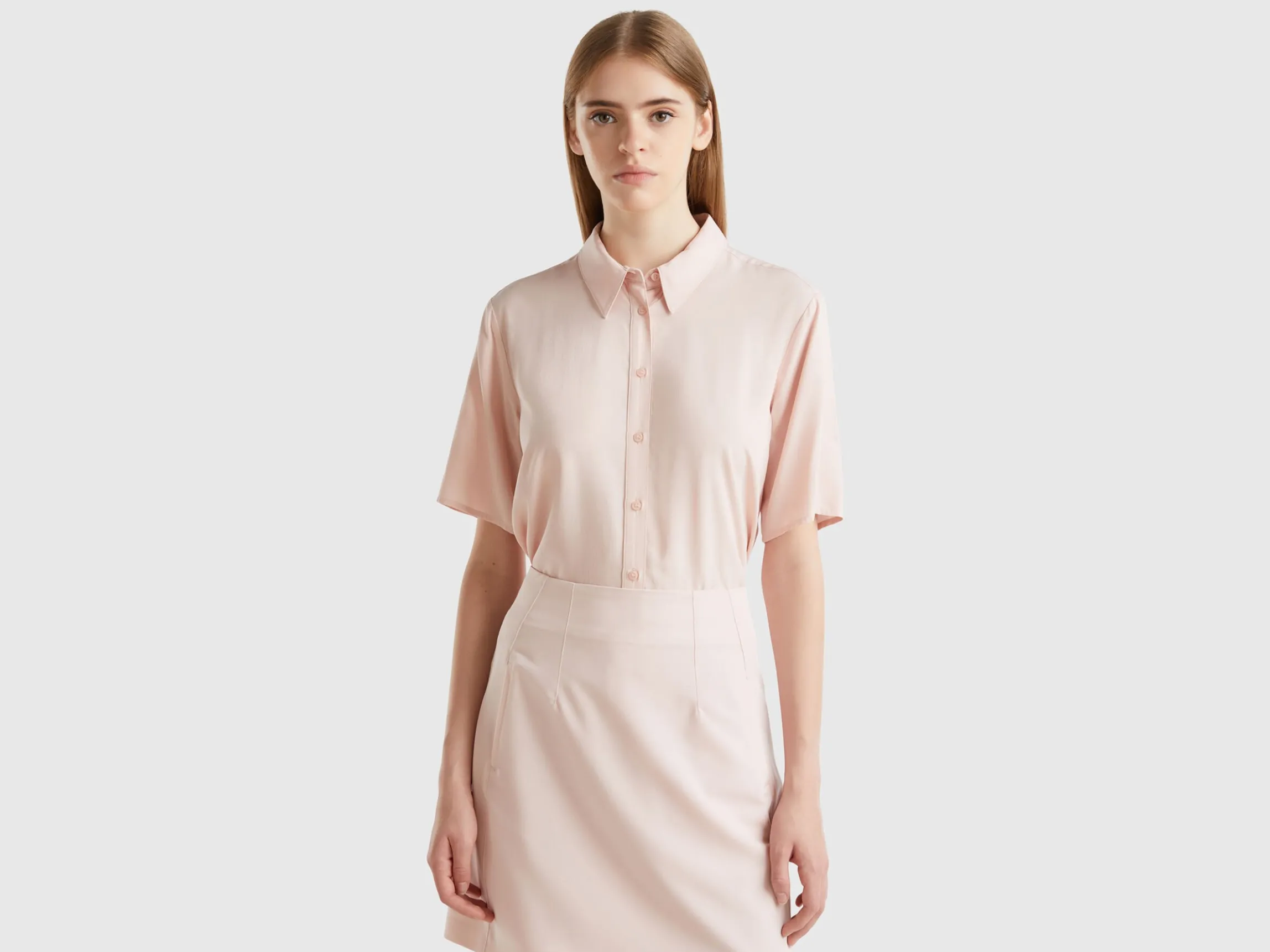 3/4 sleeve shirt in viscose