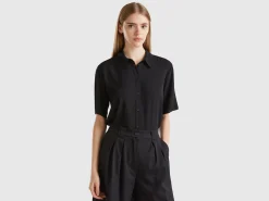 3/4 sleeve shirt in viscose