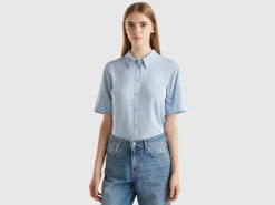 3/4 sleeve shirt in viscose
