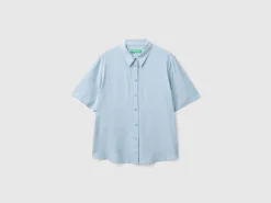 3/4 sleeve shirt in viscose
