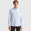 Slim fit button-down shirt