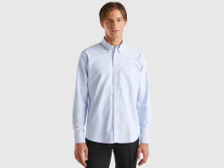 Slim fit button-down shirt
