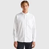 Slim fit button-down shirt