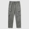 Slim fit cargo trousers