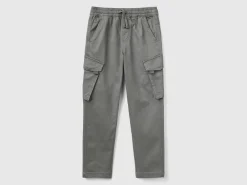 Slim fit cargo trousers
