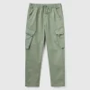 Slim fit cargo trousers