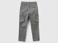 Slim fit cargo trousers