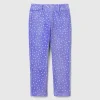 Slim fit chenille trousers