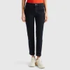 Slim fit denim chinos