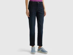 Slim fit denim chinos
