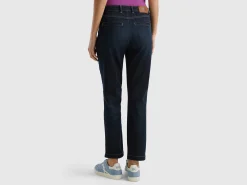 Slim fit denim chinos