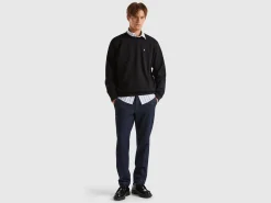 Slim fit denim chinos