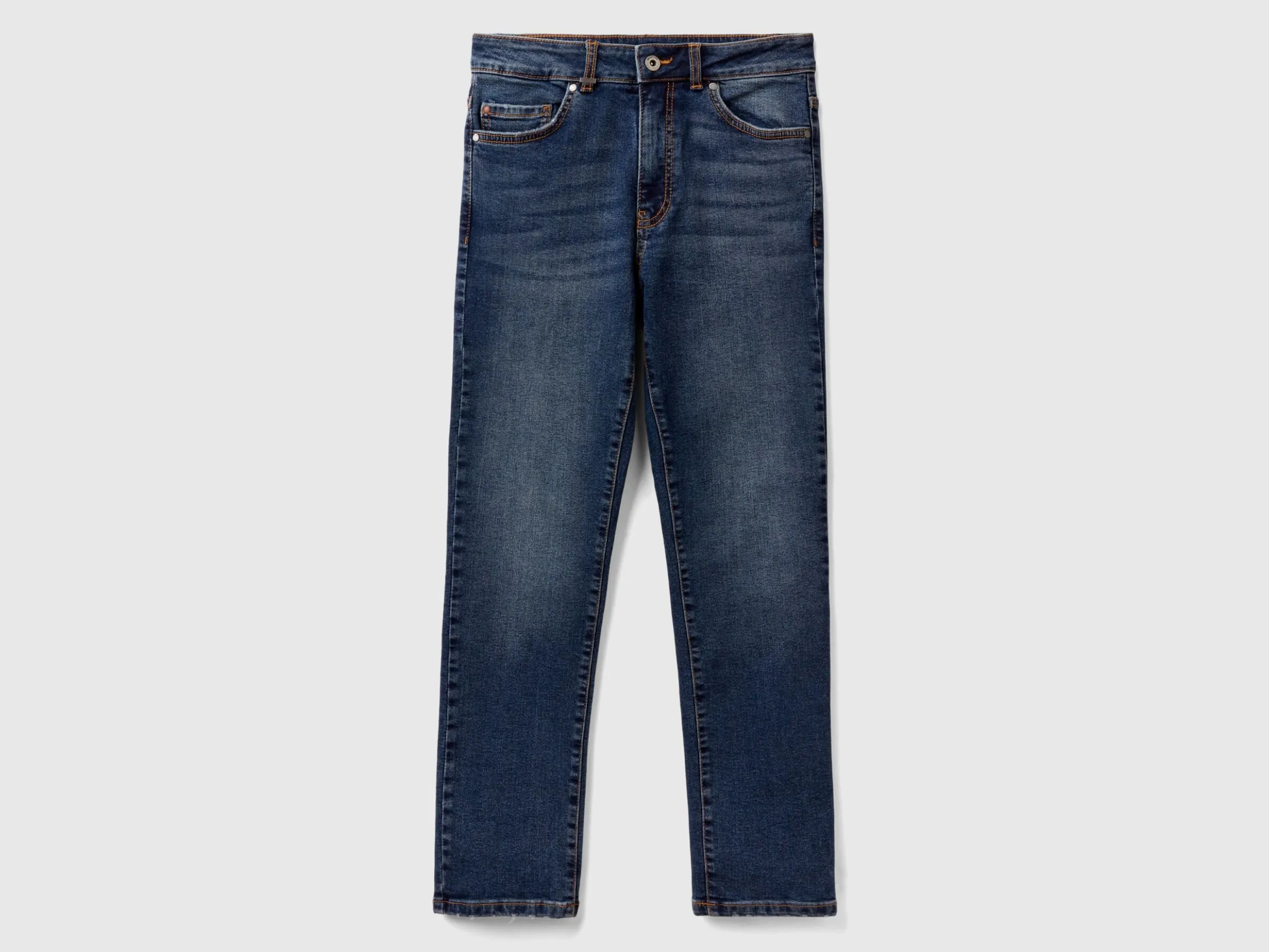 Slim fit high-waisted jeans