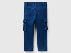 Slim fit jeans with big pockets