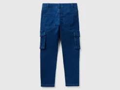 Slim fit jeans with big pockets