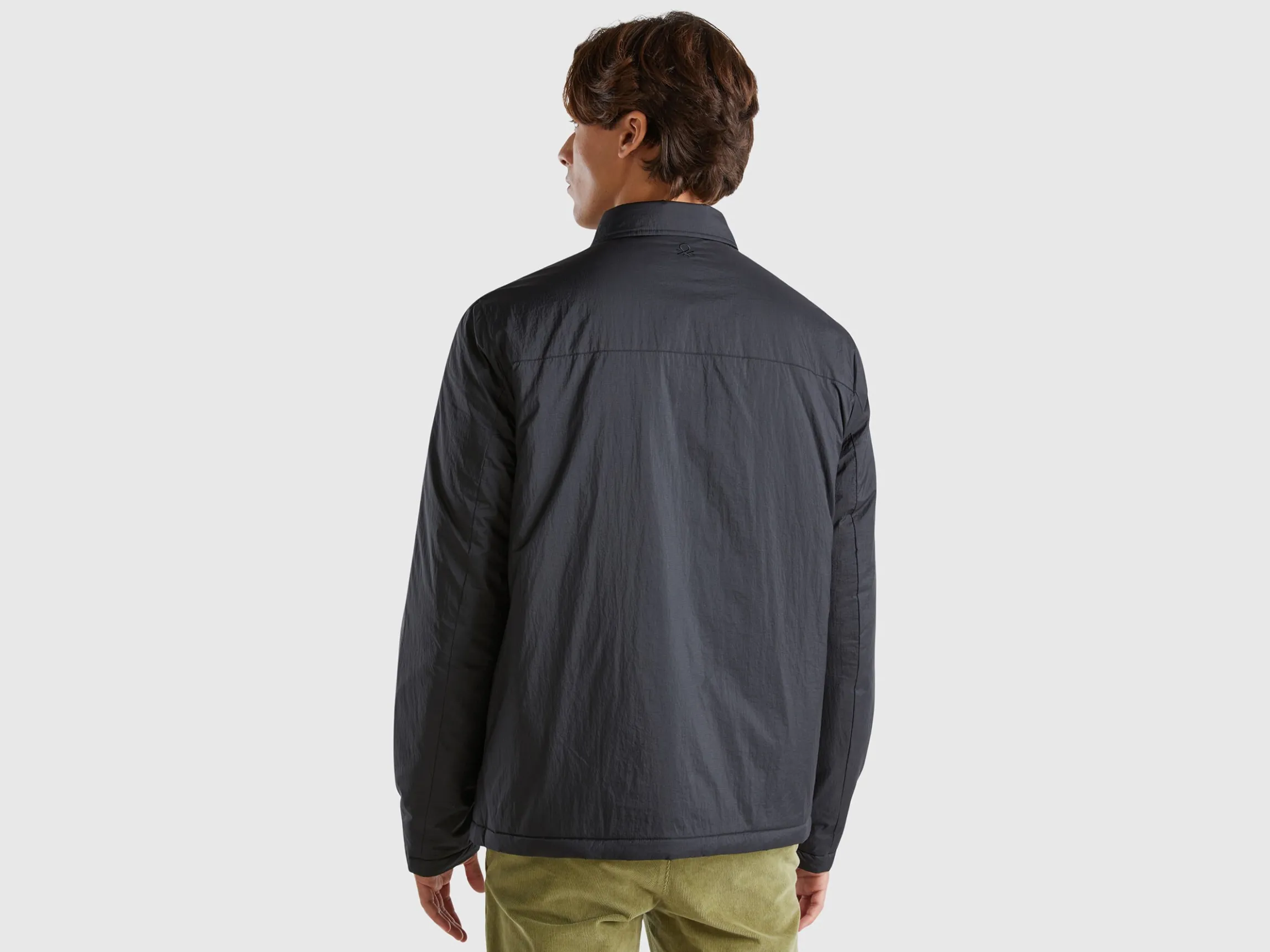 Slim fit nylon jacket