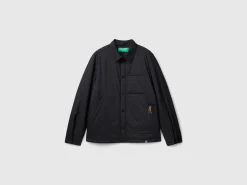 Slim fit nylon jacket
