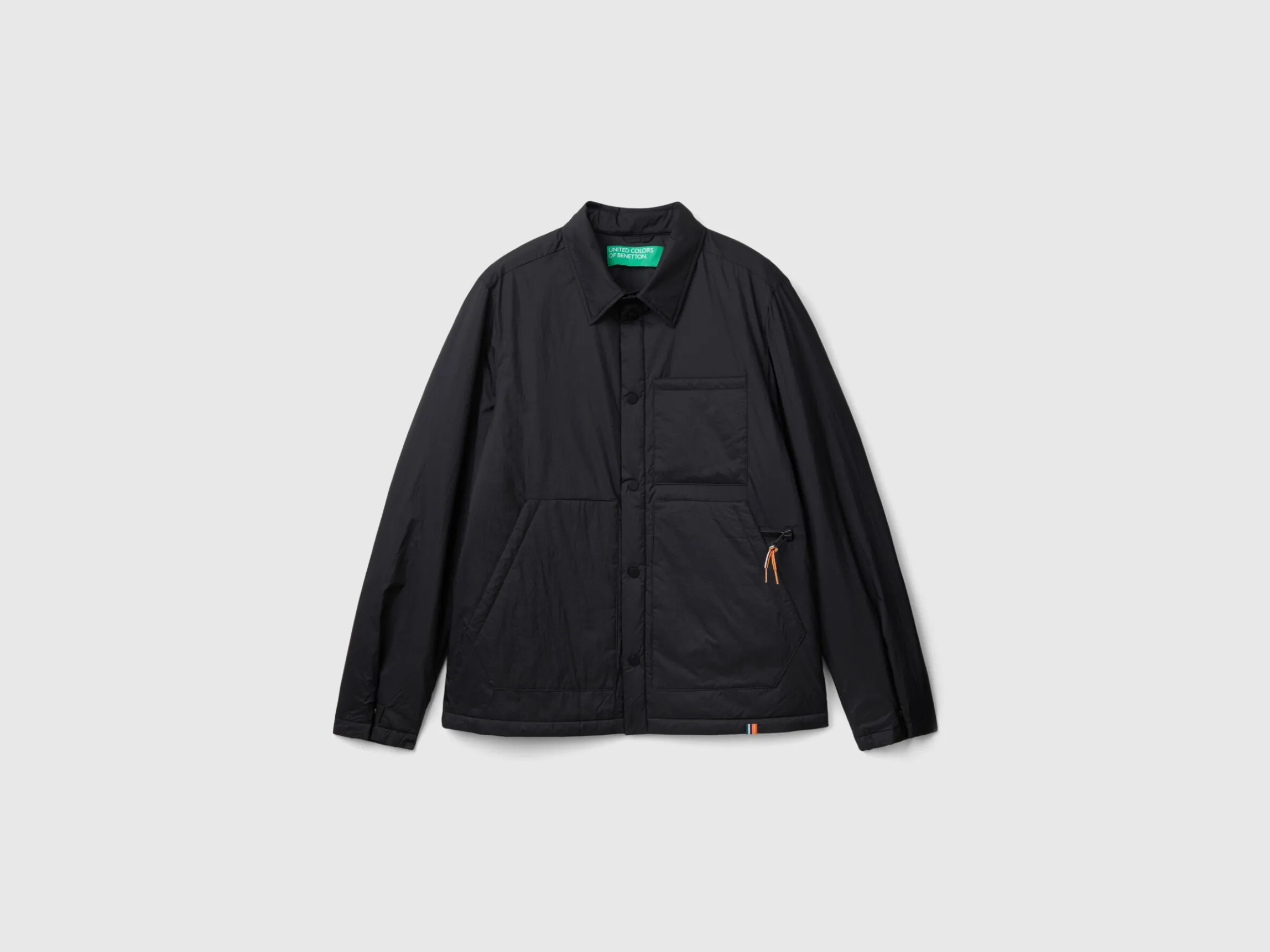 Slim fit nylon jacket
