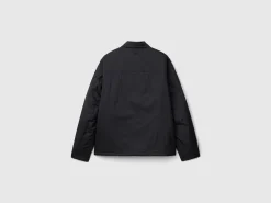 Slim fit nylon jacket