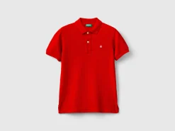 Slim fit polo in 100% organic cotton