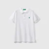 Slim fit polo in 100% organic cotton