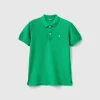 Slim fit polo in 100% organic cotton
