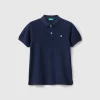 Slim fit polo in 100% organic cotton