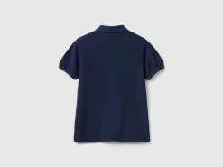 Slim fit polo in 100% organic cotton