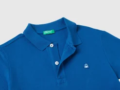 Slim fit polo in 100% organic cotton