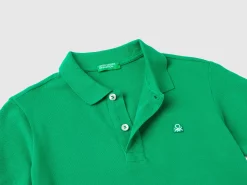 Slim fit polo in 100% organic cotton