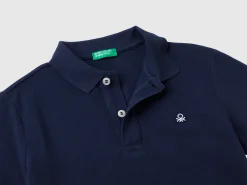 Slim fit polo in 100% organic cotton