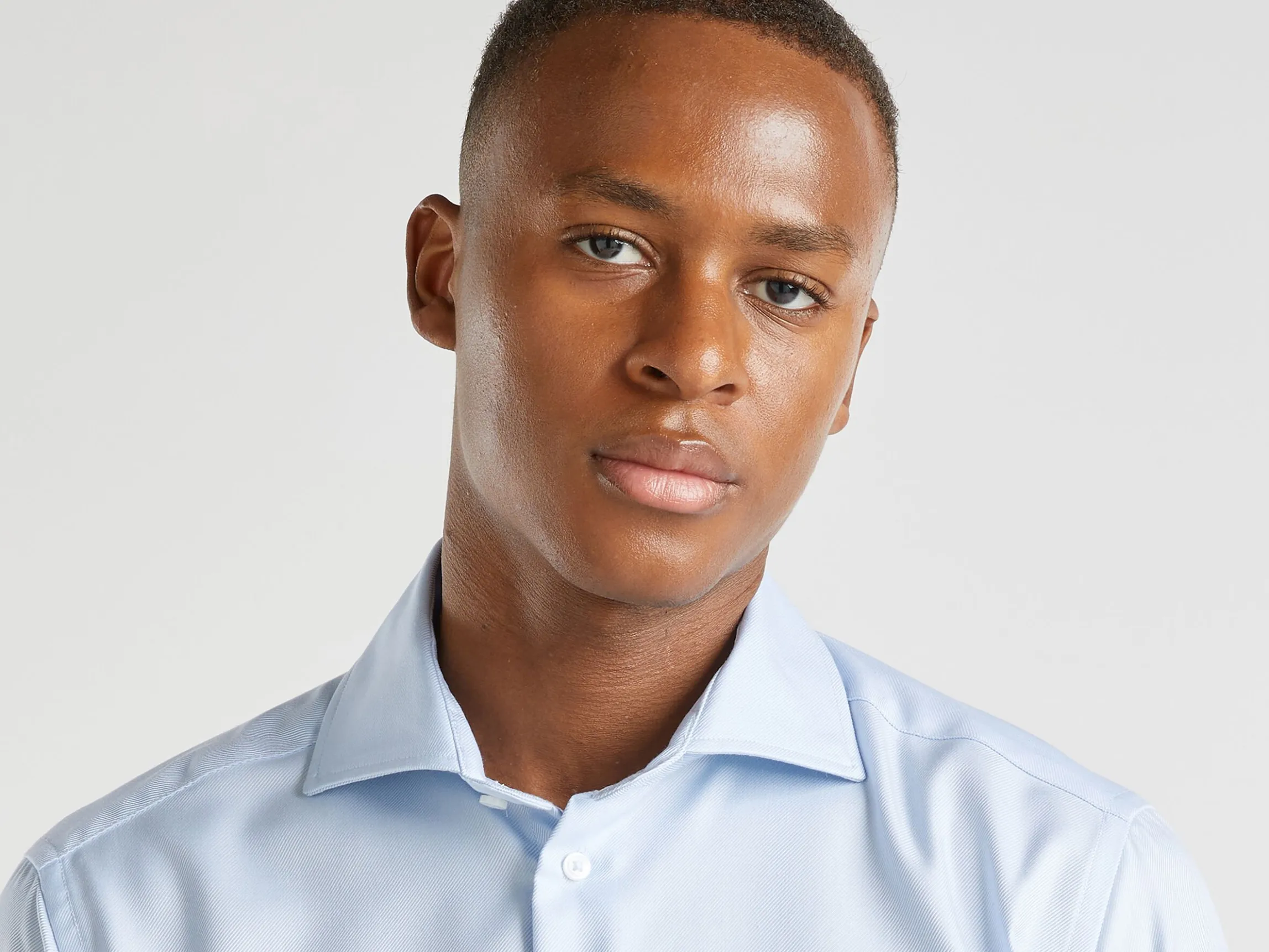 Slim fit shirt in cotton blend