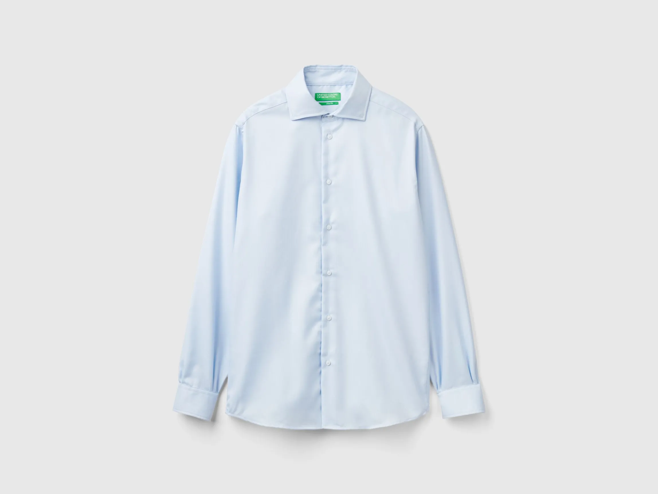 Slim fit shirt in cotton blend