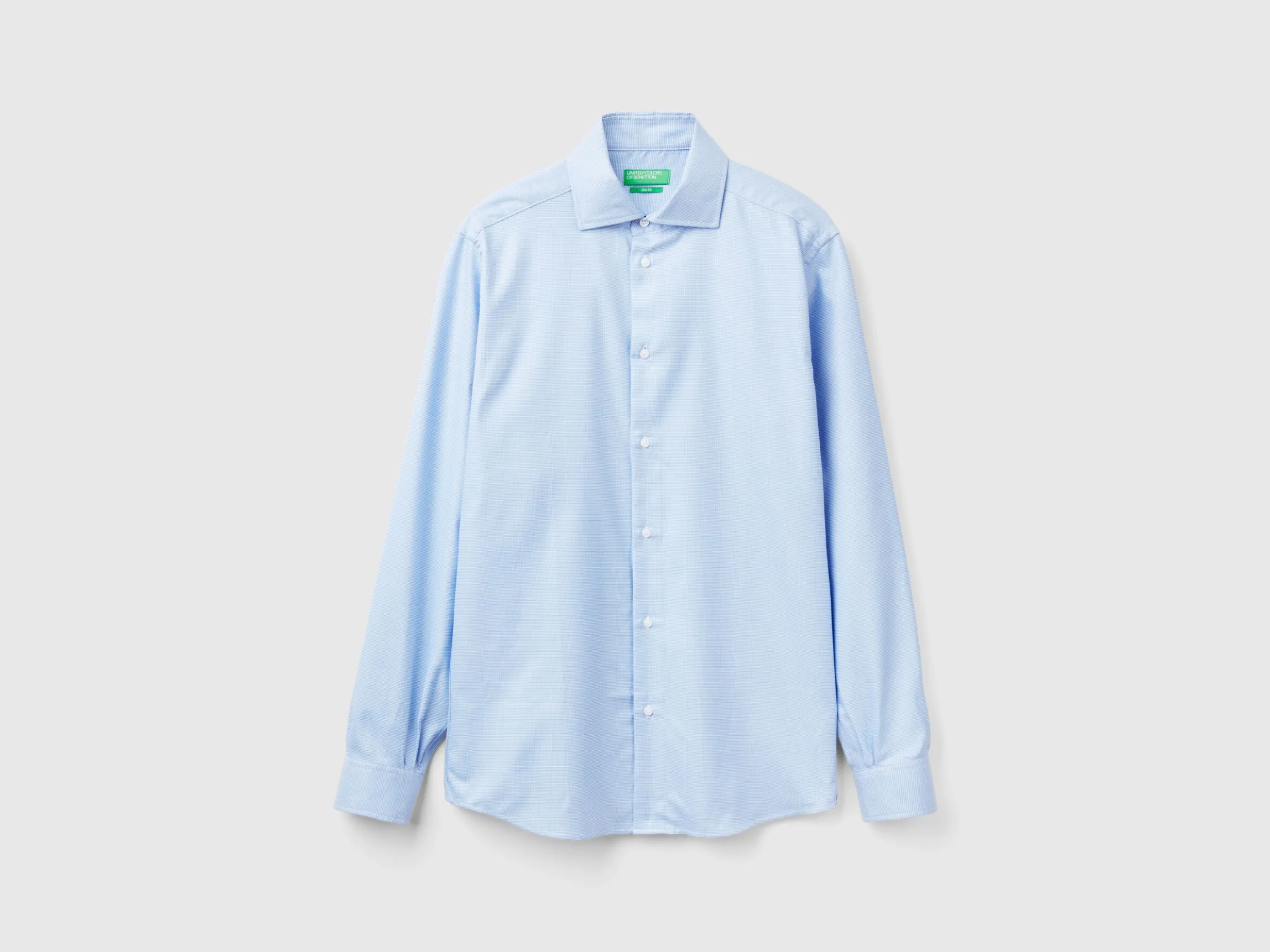 Slim fit shirt in cotton blend