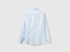 Slim fit shirt in cotton blend