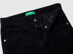 Slim fit stretch corduroy trousers